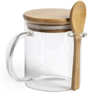 Promotional Mug 420 ml with spoon and lid
