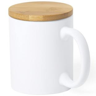 Promotional Mug 370 ml with bamboo lid - GP50887