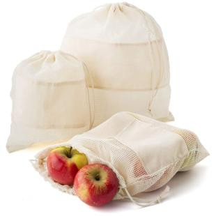 Organic cotton bags for fruit and vegetables GP50945