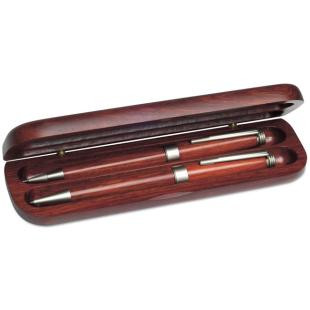 Promotional Writing set in wooden box - GP51115