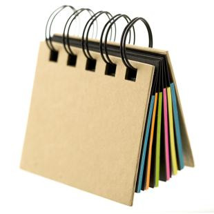 Promotional Notebook with sticky notes