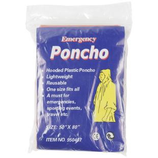 Promotional Foldable translucent poncho - GP54314