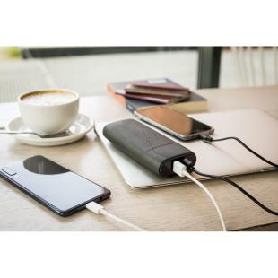 Promotional Power bank 7500 mAh Mauro Conti, wall charger - GP54832