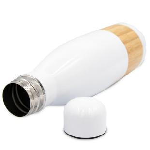 Promotional Thermo bottle 500 ml with bamboo detail - GP54855