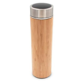 Promotional Bamboo vacuum flask 500 ml with sieve - GP54871