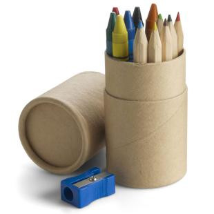 Promotional Colour pencil set with sharpener - GP56298