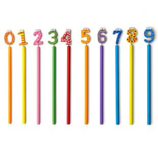 Promotional Unsharpened pencil with digits designs - GP56568