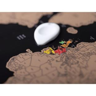 Promotional Scratch off World map - GP57391