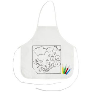 Promotional Kitchen apron for colouring
