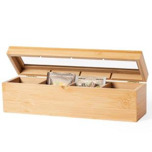 Promotional Bamboo tea storage box - GP58220