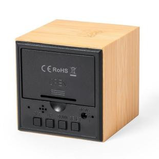 Promotional Bamboo desk alarm clock - GP58310