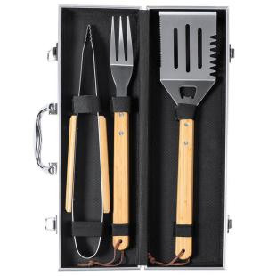 Promotional Bamboo barbecue set - GP58349