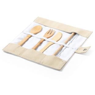 Promotional Bamboo cutlery and drinking straw - GP58879