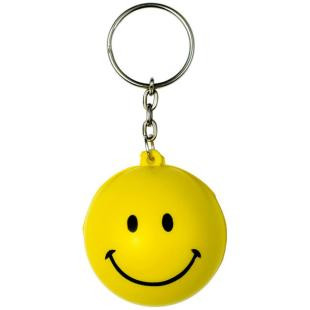 Promotional Smiling face anti stress keyring - GP58997
