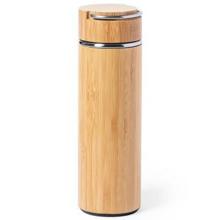 Promotional Bamboo vacuum flask 410 ml - GP59381