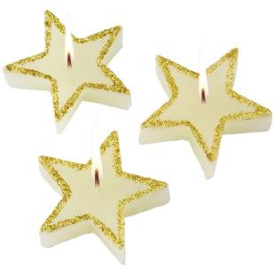 Promotional Star shaped candles set - GP59514